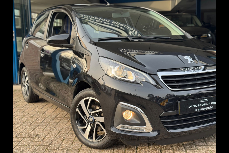 Peugeot 108 1.0 e-VTi Allure 2019 Zwart NAVI CLIMA LM NAP!