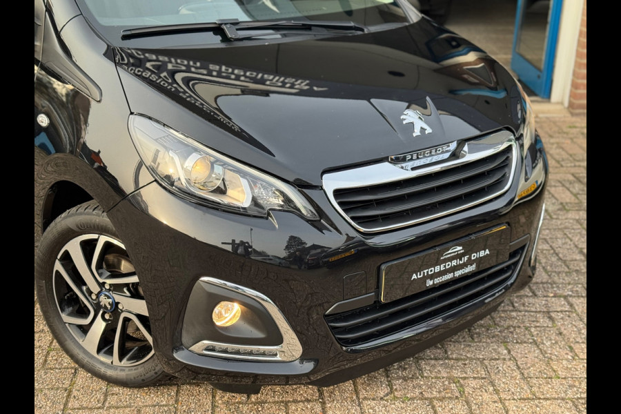 Peugeot 108 1.0 e-VTi Allure 2019 Zwart NAVI CLIMA LM NAP!