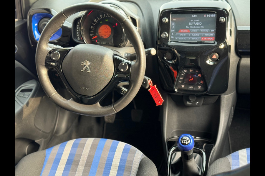 Peugeot 108 1.0 e-VTi Allure 2019 Zwart NAVI CLIMA LM NAP!