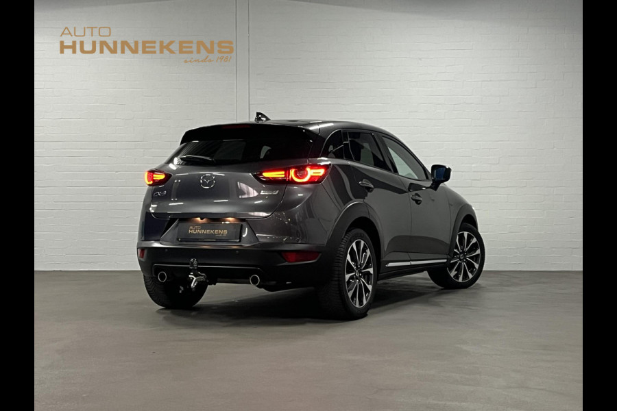 Mazda CX-3 2.0 SkyActiv-G 120 GT-M Trekhaak | Adapt. Cruise | Achteruitrij camera | Stuur-/stoelverwarming | Memory | Carplay | Leder