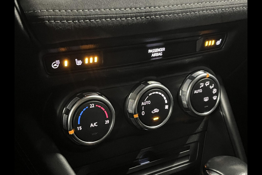 Mazda CX-3 2.0 SkyActiv-G 120 GT-M Trekhaak | Adapt. Cruise | Achteruitrij camera | Stuur-/stoelverwarming | Memory | Carplay | Leder