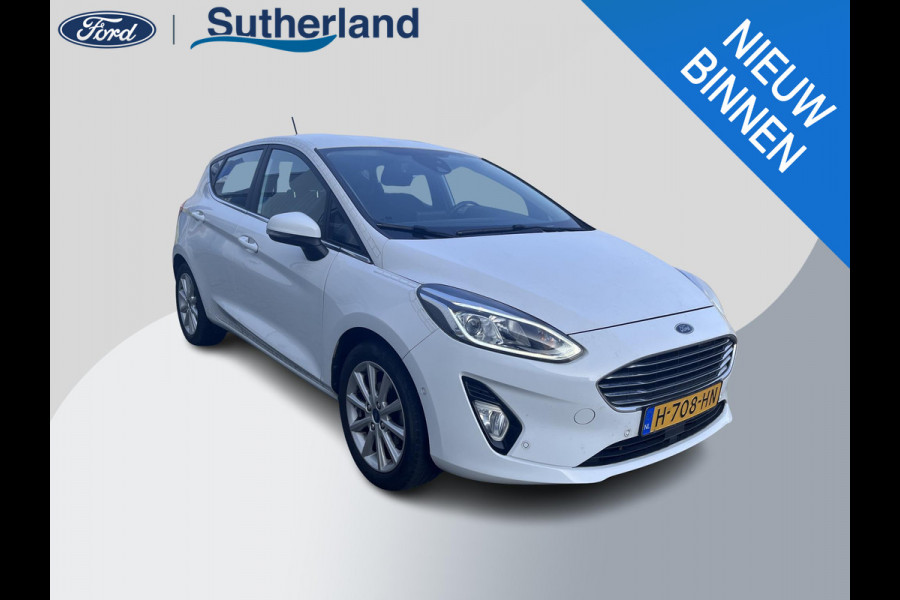 Ford Fiesta 1.0 EcoBoost Titanium 95pk | Winterpack | Adaptieve Cruise controle | Achteruitrijcamera | SYNC 3 Navigatie | Apple Carplay/Android Auto