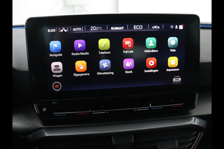 CUPRA Leon 1.4 eHybrid VZ | 245pk | Stoelverwarming | Carplay | Sfeerverlichting | Adaptive cruise | Navigatie | Full LED | Half leder | Stuurverwarming | Camera | Full LED | Keyless | PHEV | Plug In