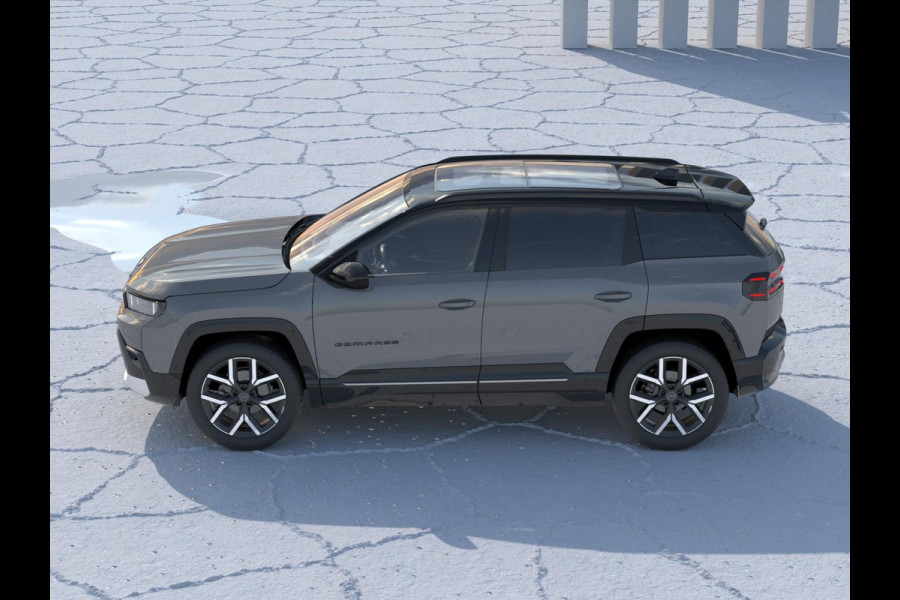 Jeep Compass First Edition 74 kWh | Uit voorraad leverbaar !| Adapt. Cruise | Camera | Carplay | 20" | Elektr. A-Klep | Navi | Winter Pack | Schuif/Kanteldak | Premium Pack | Conv. Pack | Warmtepomp