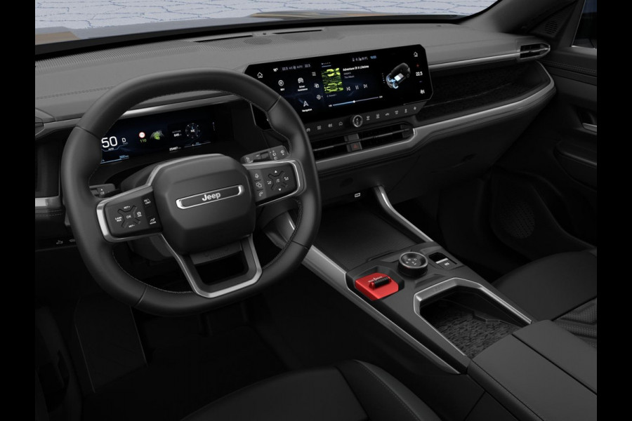 Jeep Compass First Edition 74 kWh | Uit voorraad leverbaar !| Adapt. Cruise | Camera | Carplay | 20" | Elektr. A-Klep | Navi | Winter Pack | Schuif/Kanteldak | Premium Pack | Conv. Pack | Warmtepomp