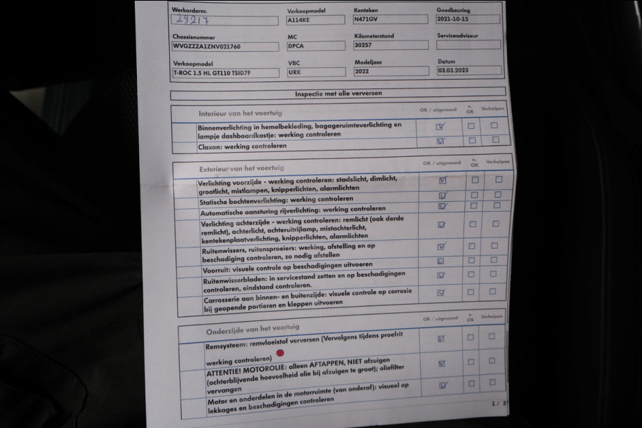 Volkswagen T-Roc 1.5 TSI Sport Business R-Line Automaat - N.A.P. Airco, Cruise, Virtual Display, Carplay.