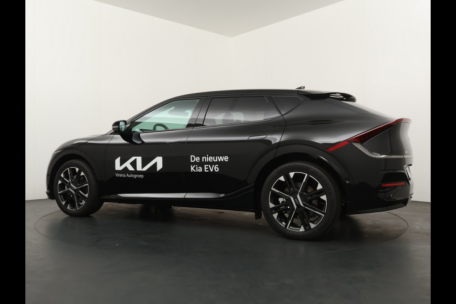 Kia Ev6 GT-Line Business Edition 84 kWh - Stoelverwarming/Ventilatie - GT-Line Design - Led Matrix koplampen - Elektrisch verstelbare voorstoelen met geheugen - Elektrische achterklep - Draadloos Apple Carplay/Android Auto - Fabrieksgarantie tot 10-2033