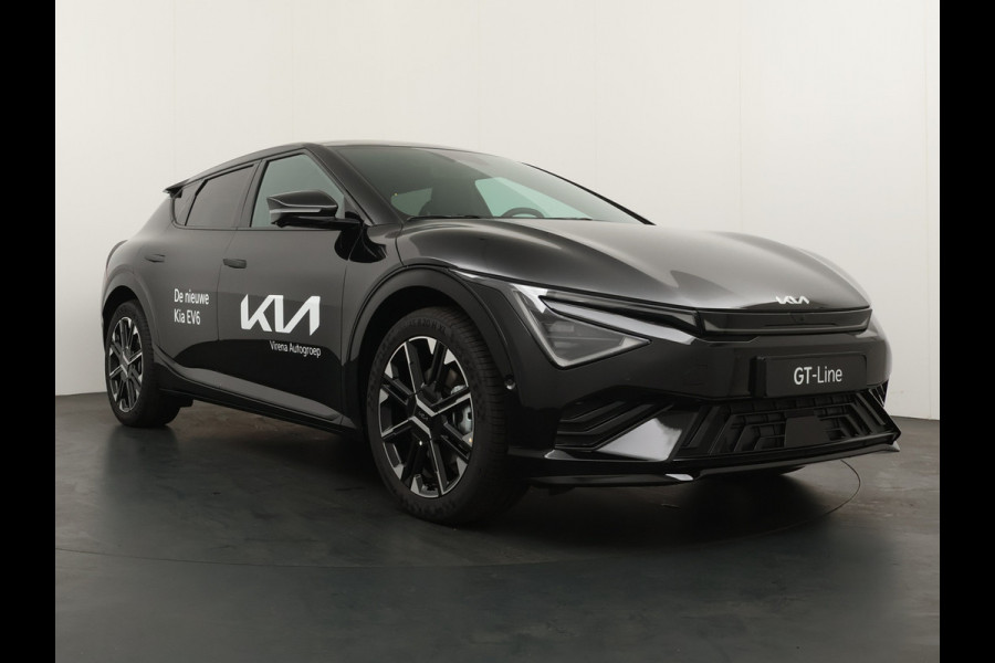 Kia Ev6 GT-Line Business Edition 84 kWh - Stoelverwarming/Ventilatie - GT-Line Design - Led Matrix koplampen - Elektrisch verstelbare voorstoelen met geheugen - Elektrische achterklep - Draadloos Apple Carplay/Android Auto - Fabrieksgarantie tot 10-2033
