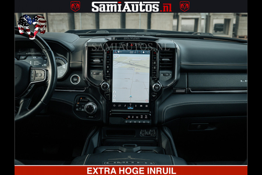 Dodge Ram 1500 LIMITED SPORT | 5.7 V8 HEMI 402PK | MEEST VOLLE LIMITED | PRACHTIGE KLEUR GRANITE CRYSTAL PEARL | CREW CAB | DUBBELE CABINE DC 5 PERSOONS | CREW CAB 5 PERSOONS | DUBBELE CABINE DC | MEEST ROYALE EN COMFORTABELE BEDRIJFSAUTO | HEAD-UP | LUCHTVERING | RONDOM CAMERA | MWK KLEP | PANORAMA DAK |