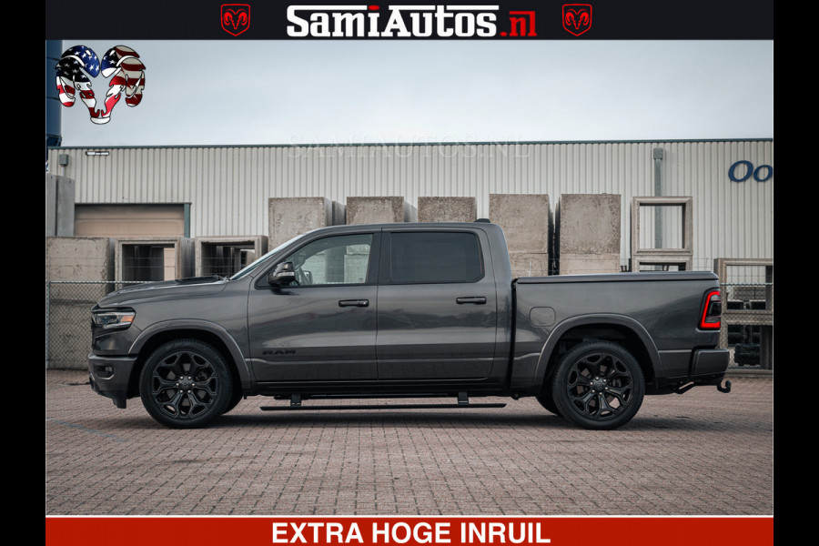 Dodge Ram 1500 LIMITED SPORT | 5.7 V8 HEMI 402PK | MEEST VOLLE LIMITED | PRACHTIGE KLEUR GRANITE CRYSTAL PEARL | CREW CAB | DUBBELE CABINE DC 5 PERSOONS | CREW CAB 5 PERSOONS | DUBBELE CABINE DC | MEEST ROYALE EN COMFORTABELE BEDRIJFSAUTO | HEAD-UP | LUCHTVERING | RONDOM CAMERA | MWK KLEP | PANORAMA DAK |