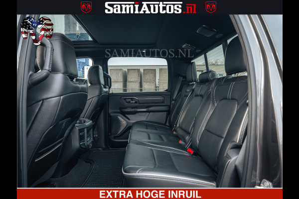 Dodge Ram 1500 LIMITED SPORT | 5.7 V8 HEMI 402PK | MEEST VOLLE LIMITED | PRACHTIGE KLEUR GRANITE CRYSTAL PEARL | CREW CAB | DUBBELE CABINE DC 5 PERSOONS | CREW CAB 5 PERSOONS | DUBBELE CABINE DC | MEEST ROYALE EN COMFORTABELE BEDRIJFSAUTO | HEAD-UP | LUCHTVERING | RONDOM CAMERA | MWK KLEP | PANORAMA DAK |