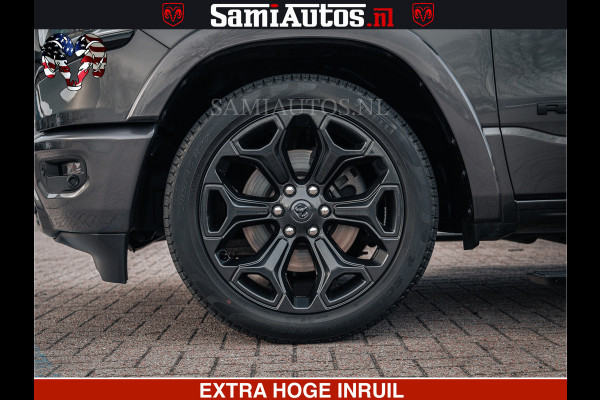 Dodge Ram 1500 LIMITED SPORT | 5.7 V8 HEMI 402PK | MEEST VOLLE LIMITED | PRACHTIGE KLEUR GRANITE CRYSTAL PEARL | CREW CAB | DUBBELE CABINE DC 5 PERSOONS | CREW CAB 5 PERSOONS | DUBBELE CABINE DC | MEEST ROYALE EN COMFORTABELE BEDRIJFSAUTO | HEAD-UP | LUCHTVERING | RONDOM CAMERA | MWK KLEP | PANORAMA DAK |