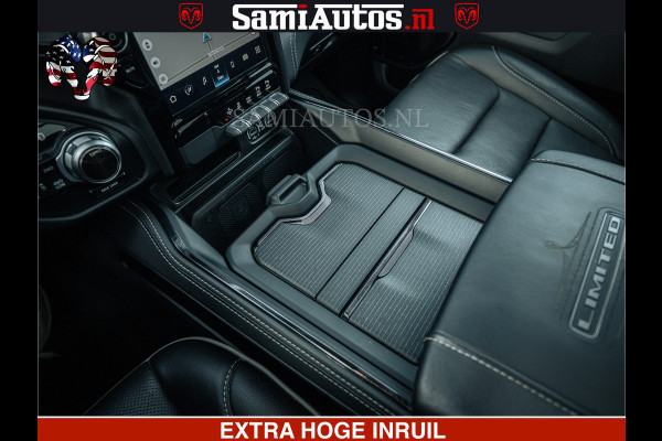 Dodge Ram 1500 LIMITED SPORT | 5.7 V8 HEMI 402PK | MEEST VOLLE LIMITED | PRACHTIGE KLEUR GRANITE CRYSTAL PEARL | CREW CAB | DUBBELE CABINE DC 5 PERSOONS | CREW CAB 5 PERSOONS | DUBBELE CABINE DC | MEEST ROYALE EN COMFORTABELE BEDRIJFSAUTO | HEAD-UP | LUCHTVERING | RONDOM CAMERA | MWK KLEP | PANORAMA DAK |