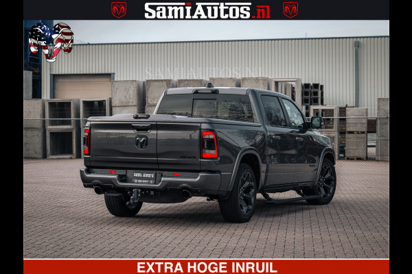 Dodge Ram 1500 LIMITED SPORT | 5.7 V8 HEMI 402PK | MEEST VOLLE LIMITED | PRACHTIGE KLEUR GRANITE CRYSTAL PEARL | CREW CAB | DUBBELE CABINE DC 5 PERSOONS | CREW CAB 5 PERSOONS | DUBBELE CABINE DC | MEEST ROYALE EN COMFORTABELE BEDRIJFSAUTO | HEAD-UP | LUCHTVERING | RONDOM CAMERA | MWK KLEP | PANORAMA DAK |