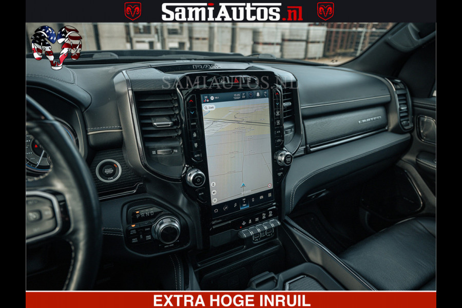 Dodge Ram 1500 LIMITED SPORT | 5.7 V8 HEMI 402PK | MEEST VOLLE LIMITED | PRACHTIGE KLEUR GRANITE CRYSTAL PEARL | CREW CAB | DUBBELE CABINE DC 5 PERSOONS | CREW CAB 5 PERSOONS | DUBBELE CABINE DC | MEEST ROYALE EN COMFORTABELE BEDRIJFSAUTO | HEAD-UP | LUCHTVERING | RONDOM CAMERA | MWK KLEP | PANORAMA DAK |
