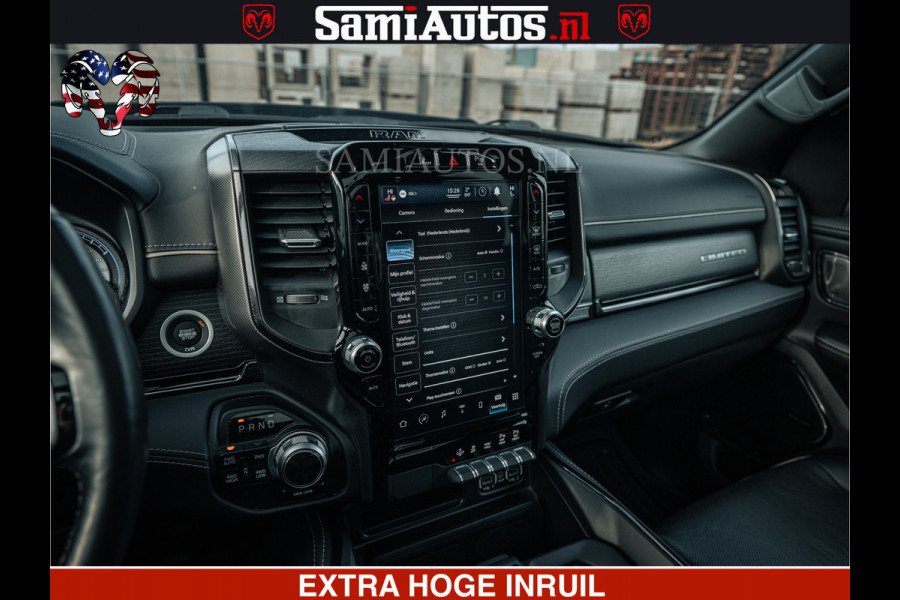 Dodge Ram 1500 LIMITED SPORT | 5.7 V8 HEMI 402PK | MEEST VOLLE LIMITED | PRACHTIGE KLEUR GRANITE CRYSTAL PEARL | CREW CAB | DUBBELE CABINE DC 5 PERSOONS | CREW CAB 5 PERSOONS | DUBBELE CABINE DC | MEEST ROYALE EN COMFORTABELE BEDRIJFSAUTO | HEAD-UP | LUCHTVERING | RONDOM CAMERA | MWK KLEP | PANORAMA DAK |