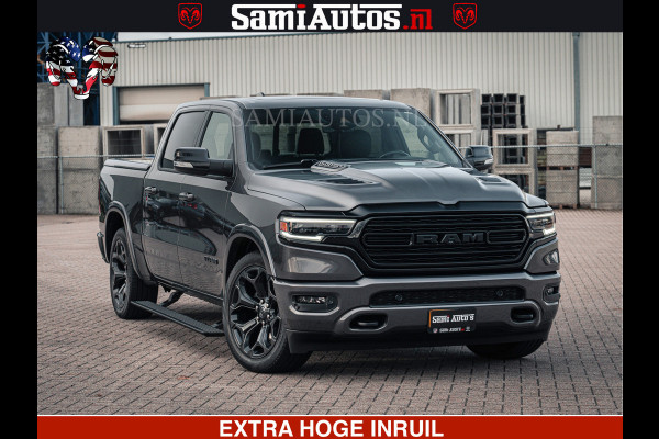 Dodge Ram 1500 LIMITED SPORT | 5.7 V8 HEMI 402PK | MEEST VOLLE LIMITED | PRACHTIGE KLEUR GRANITE CRYSTAL PEARL | CREW CAB | DUBBELE CABINE DC 5 PERSOONS | CREW CAB 5 PERSOONS | DUBBELE CABINE DC | MEEST ROYALE EN COMFORTABELE BEDRIJFSAUTO | HEAD-UP | LUCHTVERING | RONDOM CAMERA | MWK KLEP | PANORAMA DAK |
