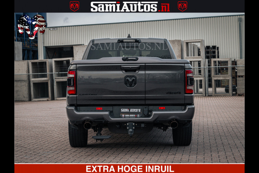 Dodge Ram 1500 LIMITED SPORT | 5.7 V8 HEMI 402PK | MEEST VOLLE LIMITED | PRACHTIGE KLEUR GRANITE CRYSTAL PEARL | CREW CAB | DUBBELE CABINE DC 5 PERSOONS | CREW CAB 5 PERSOONS | DUBBELE CABINE DC | MEEST ROYALE EN COMFORTABELE BEDRIJFSAUTO | HEAD-UP | LUCHTVERING | RONDOM CAMERA | MWK KLEP | PANORAMA DAK |