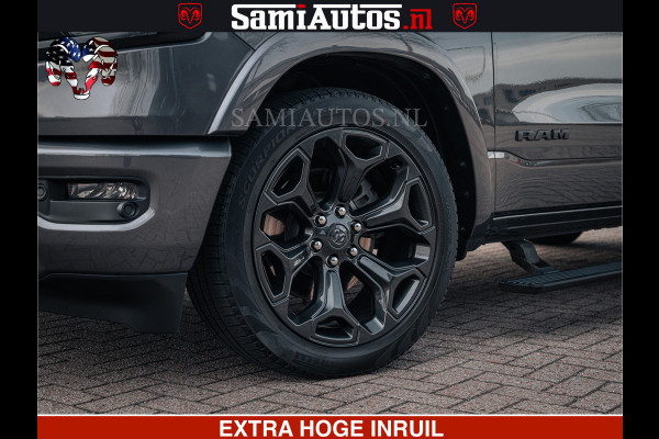 Dodge Ram 1500 LIMITED SPORT | 5.7 V8 HEMI 402PK | MEEST VOLLE LIMITED | PRACHTIGE KLEUR GRANITE CRYSTAL PEARL | CREW CAB | DUBBELE CABINE DC 5 PERSOONS | CREW CAB 5 PERSOONS | DUBBELE CABINE DC | MEEST ROYALE EN COMFORTABELE BEDRIJFSAUTO | HEAD-UP | LUCHTVERING | RONDOM CAMERA | MWK KLEP | PANORAMA DAK |