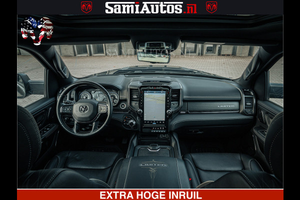 Dodge Ram 1500 LIMITED SPORT | 5.7 V8 HEMI 402PK | MEEST VOLLE LIMITED | PRACHTIGE KLEUR GRANITE CRYSTAL PEARL | CREW CAB | DUBBELE CABINE DC 5 PERSOONS | CREW CAB 5 PERSOONS | DUBBELE CABINE DC | MEEST ROYALE EN COMFORTABELE BEDRIJFSAUTO | HEAD-UP | LUCHTVERING | RONDOM CAMERA | MWK KLEP | PANORAMA DAK |