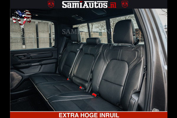 Dodge Ram 1500 LIMITED SPORT | 5.7 V8 HEMI 402PK | MEEST VOLLE LIMITED | PRACHTIGE KLEUR GRANITE CRYSTAL PEARL | CREW CAB | DUBBELE CABINE DC 5 PERSOONS | CREW CAB 5 PERSOONS | DUBBELE CABINE DC | MEEST ROYALE EN COMFORTABELE BEDRIJFSAUTO | HEAD-UP | LUCHTVERING | RONDOM CAMERA | MWK KLEP | PANORAMA DAK |