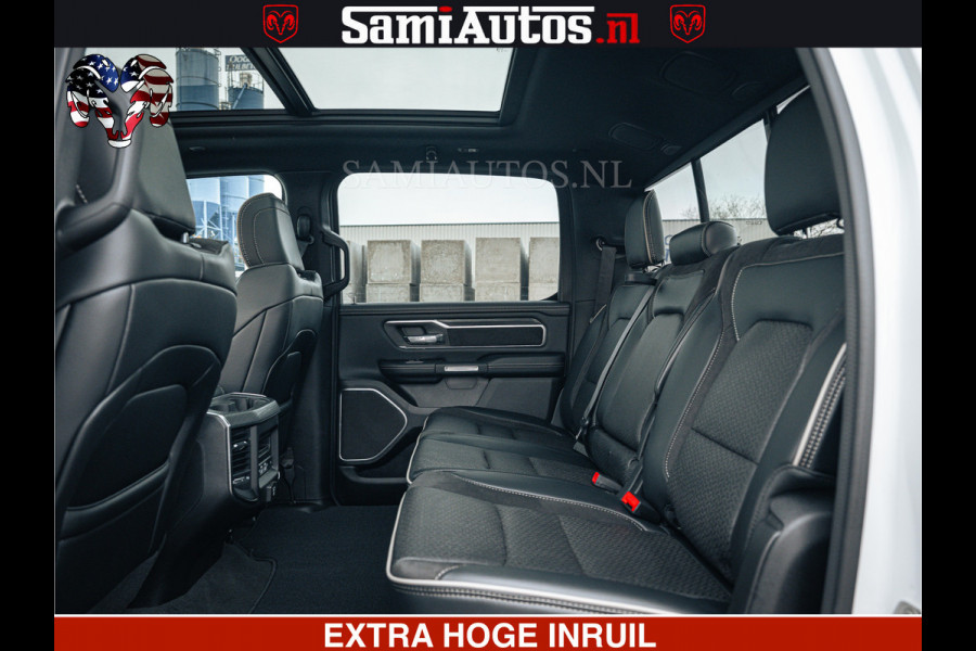 Dodge Ram V8 5.7 402PK | LARAMIE SPORT | Krachtige Hemi | Panorama Dak | 12' Scherm | LPG | Comfortabele Dubbele Cabine met Royale 5 Zitplaatsen | NIEUW EN BPM vrij | Nu Leverbaar uit Voorraad | Nr 2529 - 1277 |