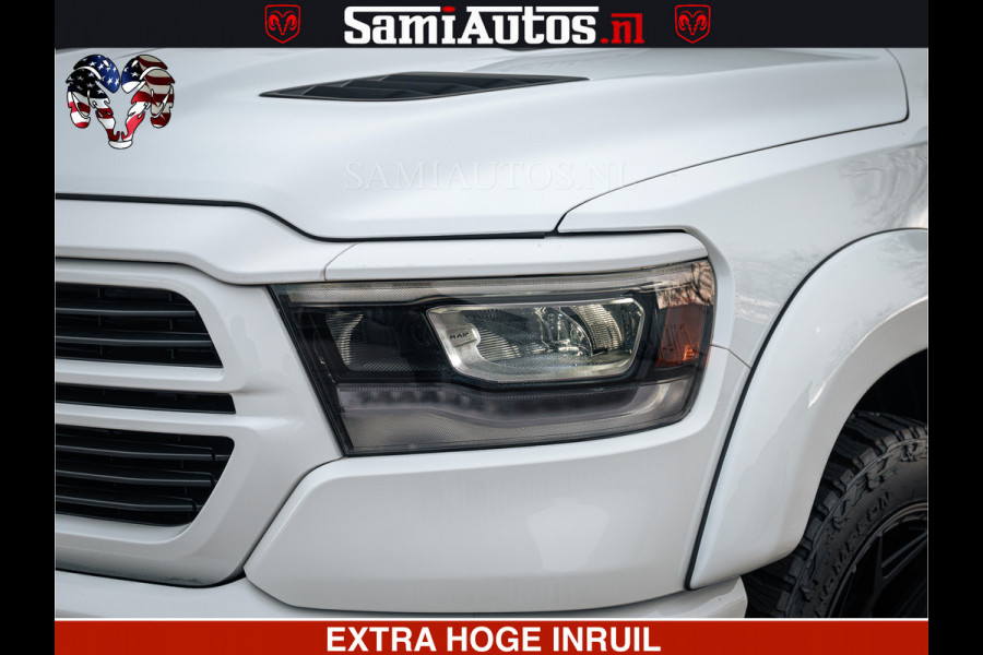 Dodge Ram V8 5.7 402PK | LARAMIE SPORT | Krachtige Hemi | Panorama Dak | 12' Scherm | LPG | Comfortabele Dubbele Cabine met Royale 5 Zitplaatsen | NIEUW EN BPM vrij | Nu Leverbaar uit Voorraad | Nr 2529 - 1277 |