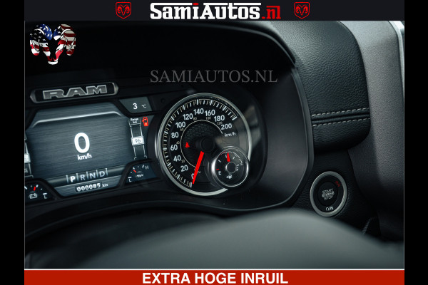 Dodge Ram V8 5.7 402PK | LARAMIE SPORT | Krachtige Hemi | Panorama Dak | 12' Scherm | LPG | Comfortabele Dubbele Cabine met Royale 5 Zitplaatsen | NIEUW EN BPM vrij | Nu Leverbaar uit Voorraad | Nr 2529 - 1277 |