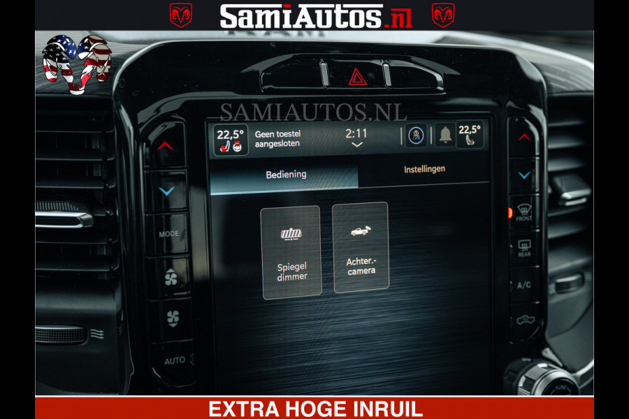 Dodge Ram V8 5.7 402PK | LARAMIE SPORT | Krachtige Hemi | Panorama Dak | 12' Scherm | LPG | Comfortabele Dubbele Cabine met Royale 5 Zitplaatsen | NIEUW EN BPM vrij | Nu Leverbaar uit Voorraad | Nr 2529 - 1277 |