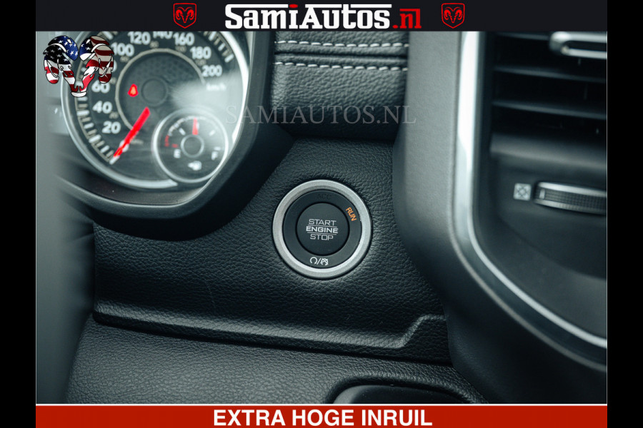 Dodge Ram V8 5.7 402PK | LARAMIE SPORT | Krachtige Hemi | Panorama Dak | 12' Scherm | LPG | Comfortabele Dubbele Cabine met Royale 5 Zitplaatsen | NIEUW EN BPM vrij | Nu Leverbaar uit Voorraad | Nr 2529 - 1277 |