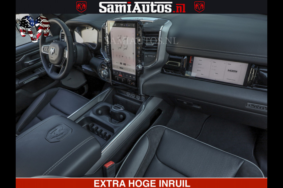 Dodge Ram 1500 PREMIUM | Full Option | De Meest Luxe Pick-Up in zijn Klasse | Comfortabele Dubbele Cabine met Royale 5 Zitplaatsen | BPM vrij | Nu Leverbaar uit Voorraad | Voorraad Nr 2230 - 8765