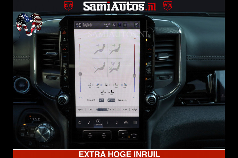 Dodge Ram 1500 PREMIUM | Full Option | De Meest Luxe Pick-Up in zijn Klasse | Comfortabele Dubbele Cabine met Royale 5 Zitplaatsen | BPM vrij | Nu Leverbaar uit Voorraad | Voorraad Nr 2230 - 8765