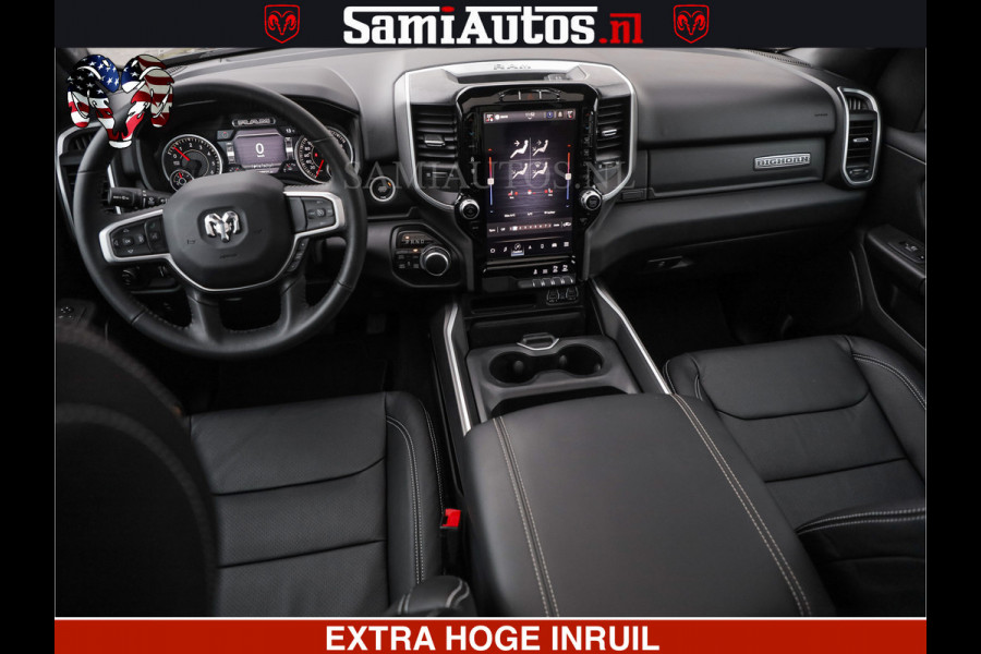 Dodge Ram SPORT | 5.7 V8 4x4 HEMI | PANORAMA DAK | GROOTSCHEM 12 INCH | LPG | Patriot Blue CREW CAB | DUBBELE CABINE | 5 PERSOONS | DC | VOORRAAD NR 2560 - 3327