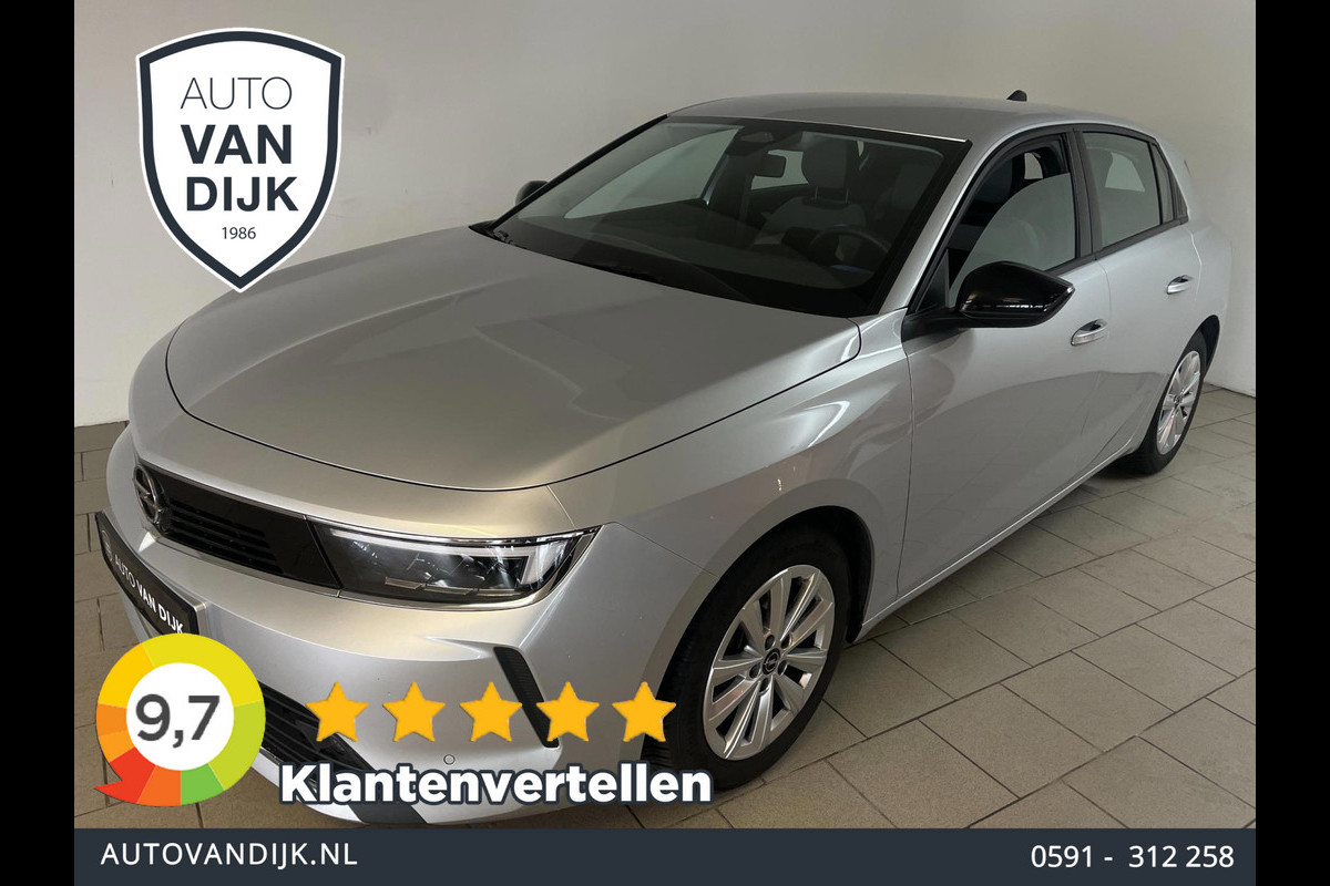 Opel Astra 1.2 Edition 110PK AIRCO NAVI CRUISE TREKHAAK ELEK RAMEN APPLE CARPLAY MULTI STUUR START KNOP VELGEN NIEUWSTAAT