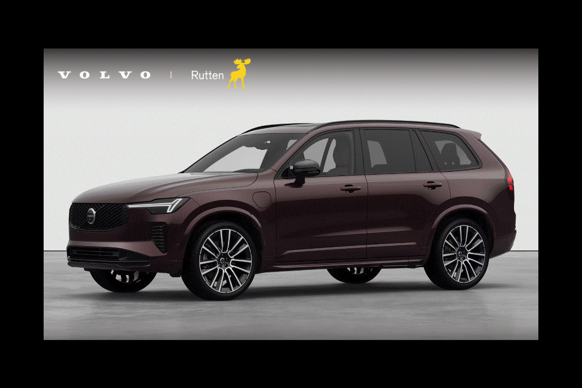 Volvo XC90 T8 455PK Automaat Plug-in Hybrid AWD Ultra Dark / Luchtvering / Bowers & Wilkins / 360 Camera / Head Up Display / Gelamineerde Ramen / 22'' Velgen /