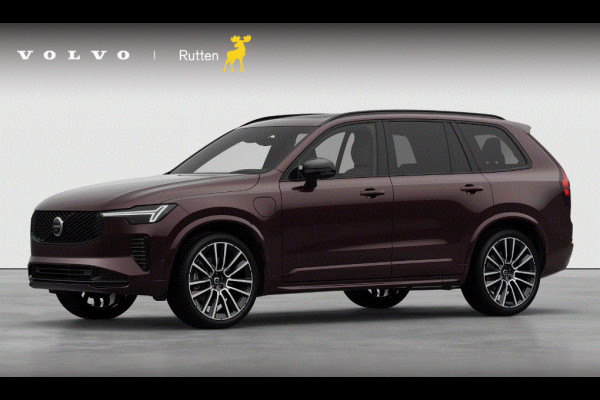 Volvo XC90 T8 455PK Automaat Plug-in Hybrid AWD Ultra Dark / Luchtvering / Bowers & Wilkins / 360 Camera / Head Up Display / Gelamineerde Ramen / 22'' Velgen /