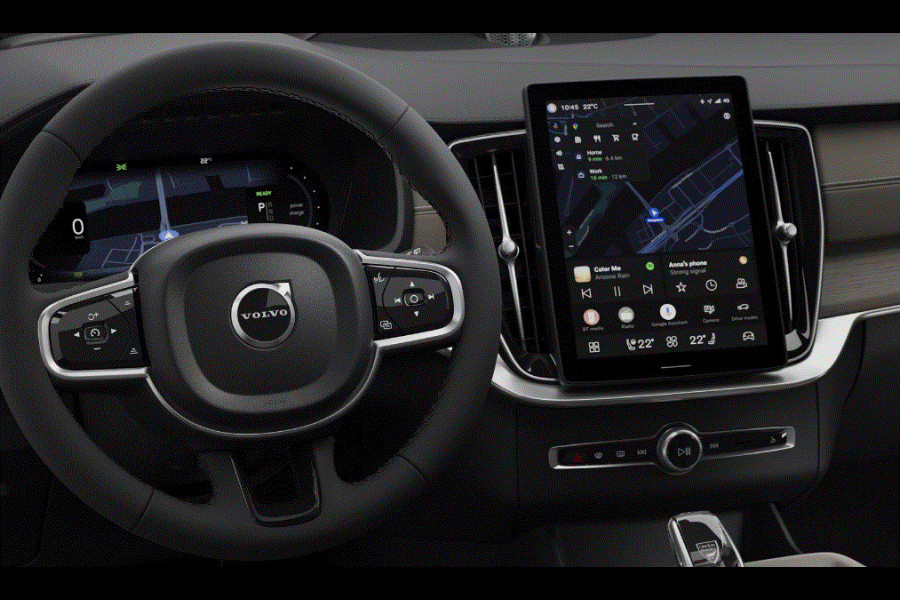 Volvo XC90 T8 455PK Automaat Plug-in Hybrid AWD Ultra Dark / Luchtvering / Bowers & Wilkins / 360 Camera / Head Up Display / Gelamineerde Ramen / 22'' Velgen /