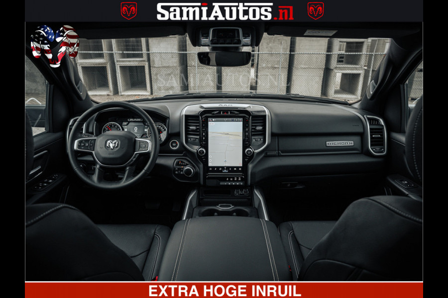 Dodge Ram SPORT | 5.7 V8 4x4 HEMI | PANORAMA DAK | GROOTSCHEM 12 INCH | LPG | Patriot Blue CREW CAB | DUBBELE CABINE | 5 PERSOONS | DC | VOORRAAD NR 2555 - 3325