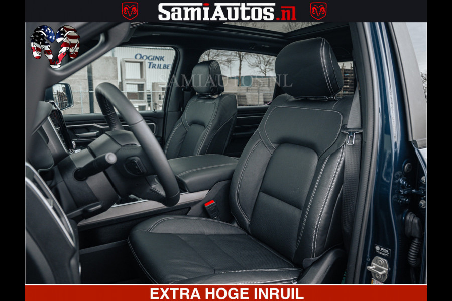 Dodge Ram SPORT | 5.7 V8 4x4 HEMI | PANORAMA DAK | GROOTSCHEM 12 INCH | LPG | Patriot Blue CREW CAB | DUBBELE CABINE | 5 PERSOONS | DC | VOORRAAD NR 2555 - 3325