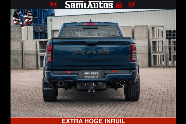 Dodge Ram SPORT | 5.7 V8 4x4 HEMI | PANORAMA DAK | GROOTSCHEM 12 INCH | LPG | Patriot Blue CREW CAB | DUBBELE CABINE | 5 PERSOONS | DC | VOORRAAD NR 2555 - 3325