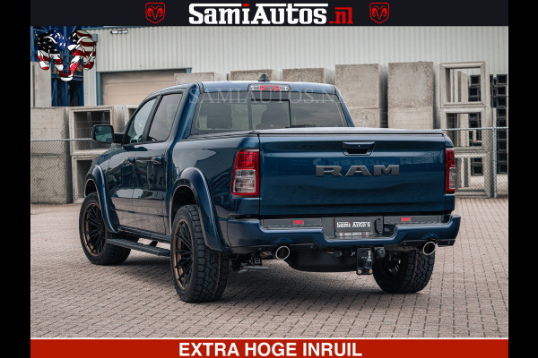 Dodge Ram SPORT | 5.7 V8 4x4 HEMI | PANORAMA DAK | GROOTSCHEM 12 INCH | LPG | Patriot Blue CREW CAB | DUBBELE CABINE | 5 PERSOONS | DC | VOORRAAD NR 2555 - 3325
