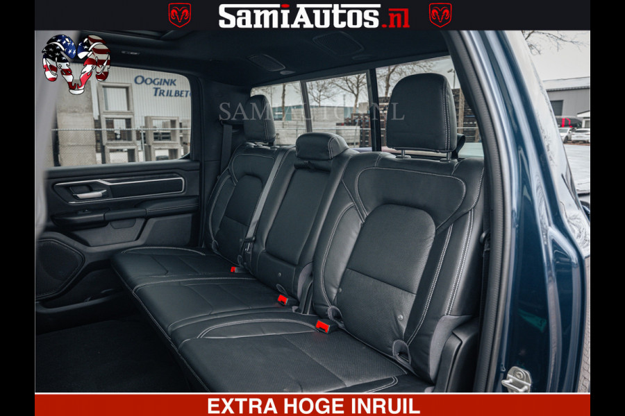 Dodge Ram SPORT | 5.7 V8 4x4 HEMI | PANORAMA DAK | GROOTSCHEM 12 INCH | LPG | Patriot Blue CREW CAB | DUBBELE CABINE | 5 PERSOONS | DC | VOORRAAD NR 2555 - 3325