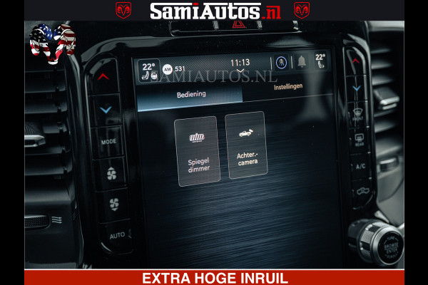 Dodge Ram SPORT | 5.7 V8 4x4 HEMI | PANORAMA DAK | GROOTSCHEM 12 INCH | LPG | Patriot Blue CREW CAB | DUBBELE CABINE | 5 PERSOONS | DC | VOORRAAD NR 2555 - 3325