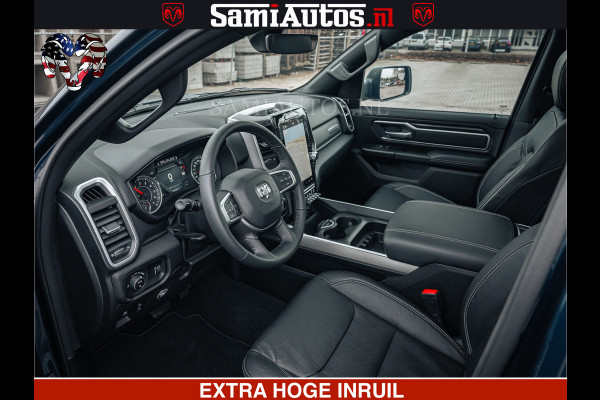 Dodge Ram SPORT | 5.7 V8 4x4 HEMI | PANORAMA DAK | GROOTSCHEM 12 INCH | LPG | Patriot Blue CREW CAB | DUBBELE CABINE | 5 PERSOONS | DC | VOORRAAD NR 2555 - 3325