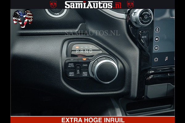 Dodge Ram SPORT | 5.7 V8 4x4 HEMI | PANORAMA DAK | GROOTSCHEM 12 INCH | LPG | Patriot Blue CREW CAB | DUBBELE CABINE | 5 PERSOONS | DC | VOORRAAD NR 2555 - 3325