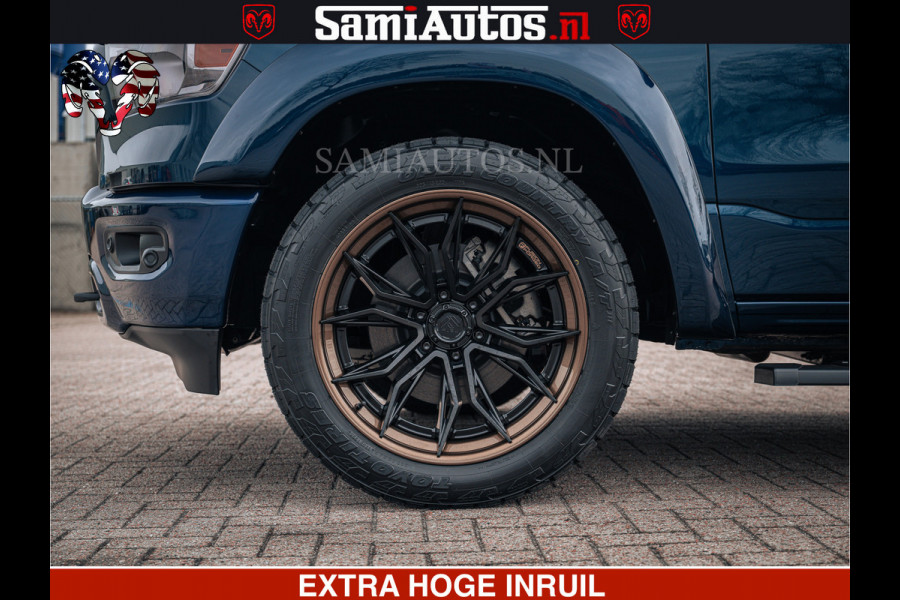 Dodge Ram SPORT | 5.7 V8 4x4 HEMI | PANORAMA DAK | GROOTSCHEM 12 INCH | LPG | Patriot Blue CREW CAB | DUBBELE CABINE | 5 PERSOONS | DC | VOORRAAD NR 2555 - 3325