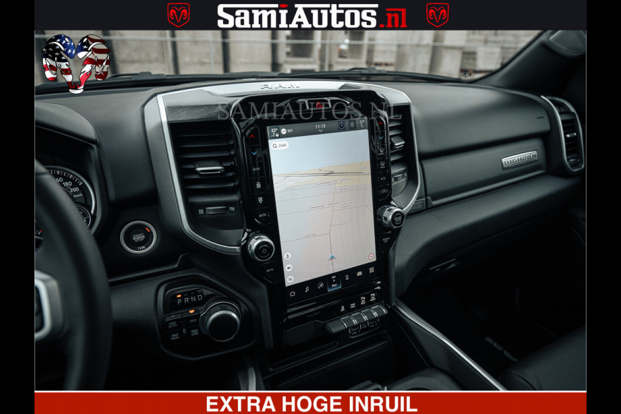 Dodge Ram SPORT | 5.7 V8 4x4 HEMI | PANORAMA DAK | GROOTSCHEM 12 INCH | LPG | Patriot Blue CREW CAB | DUBBELE CABINE | 5 PERSOONS | DC | VOORRAAD NR 2555 - 3325
