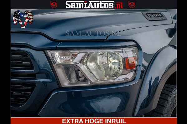 Dodge Ram SPORT | 5.7 V8 4x4 HEMI | PANORAMA DAK | GROOTSCHEM 12 INCH | LPG | Patriot Blue CREW CAB | DUBBELE CABINE | 5 PERSOONS | DC | VOORRAAD NR 2555 - 3325