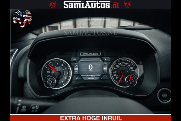 Dodge Ram SPORT | 5.7 V8 4x4 HEMI | PANORAMA DAK | GROOTSCHEM 12 INCH | LPG | Patriot Blue CREW CAB | DUBBELE CABINE | 5 PERSOONS | DC | VOORRAAD NR 2555 - 3325