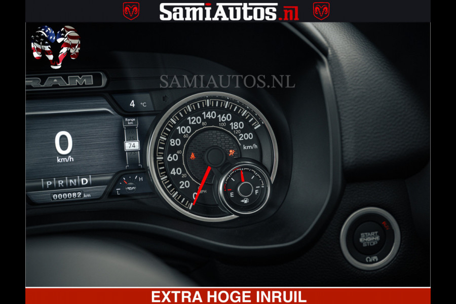 Dodge Ram SPORT | 5.7 V8 4x4 HEMI | PANORAMA DAK | GROOTSCHEM 12 INCH | LPG | Patriot Blue CREW CAB | DUBBELE CABINE | 5 PERSOONS | DC | VOORRAAD NR 2555 - 3325